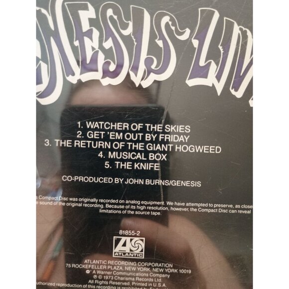 Genesis Live CD Album watcher of‎ the skies - Picture 3 of 4